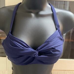 Athleta Navy Blue Bikini Top